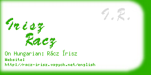 irisz racz business card